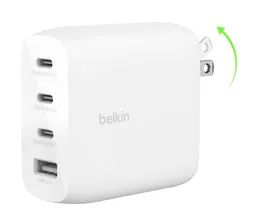 Belkin Bloque De Cargador Gan 112w Carga Rápida 4 Puertos