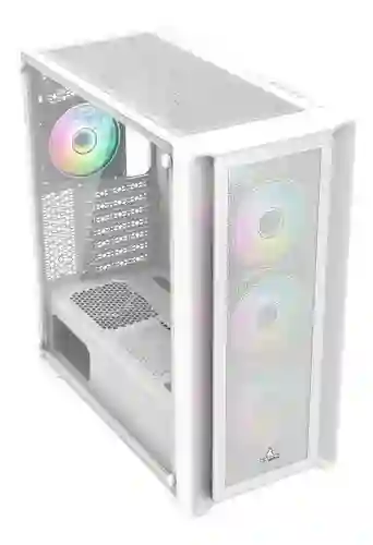 Chasis Gamers Gamer Iceberg Titan M16 Blanca X4 Argb