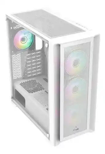 Chasis Gamers Gamer Iceberg Titan M16 Blanca X4 Argb