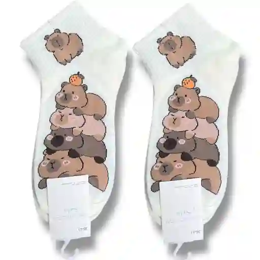 Medias Diseño Capibara Beige