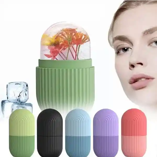 Rodillo De Hielo Facial, Masajeador, Cuidado De La Piel, Belleza