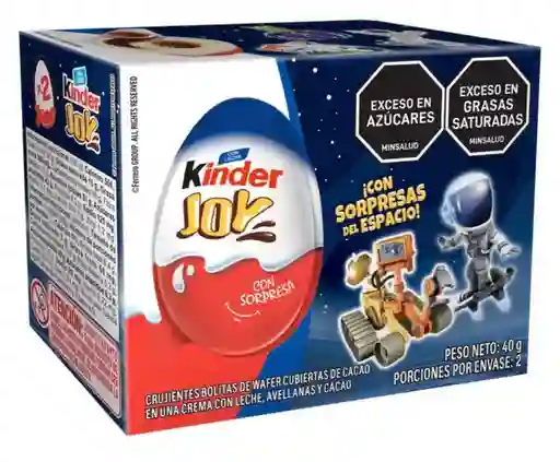 Huevo Kinder Joy Sorpresa Para Niño - Kinder Con Leche