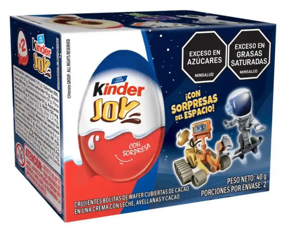Huevo Kinder Joy Sorpresa Para Niño - Kinder Con Leche