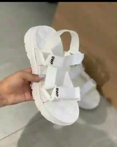 Sandalias Deportivas Para Dama Blanco Talla 38