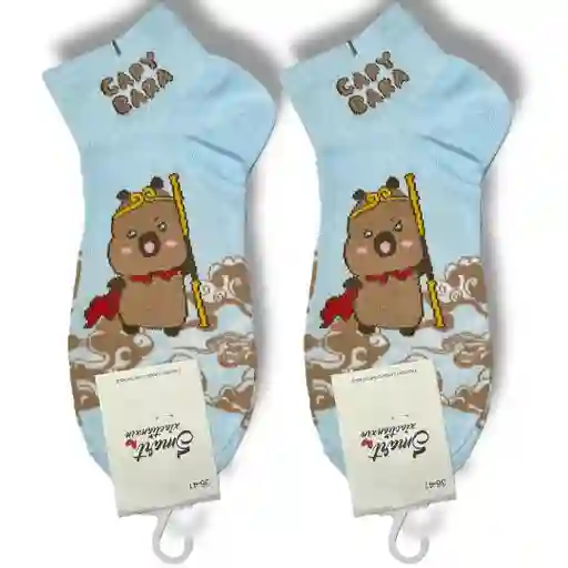 Medias Diseño Capybara Azul