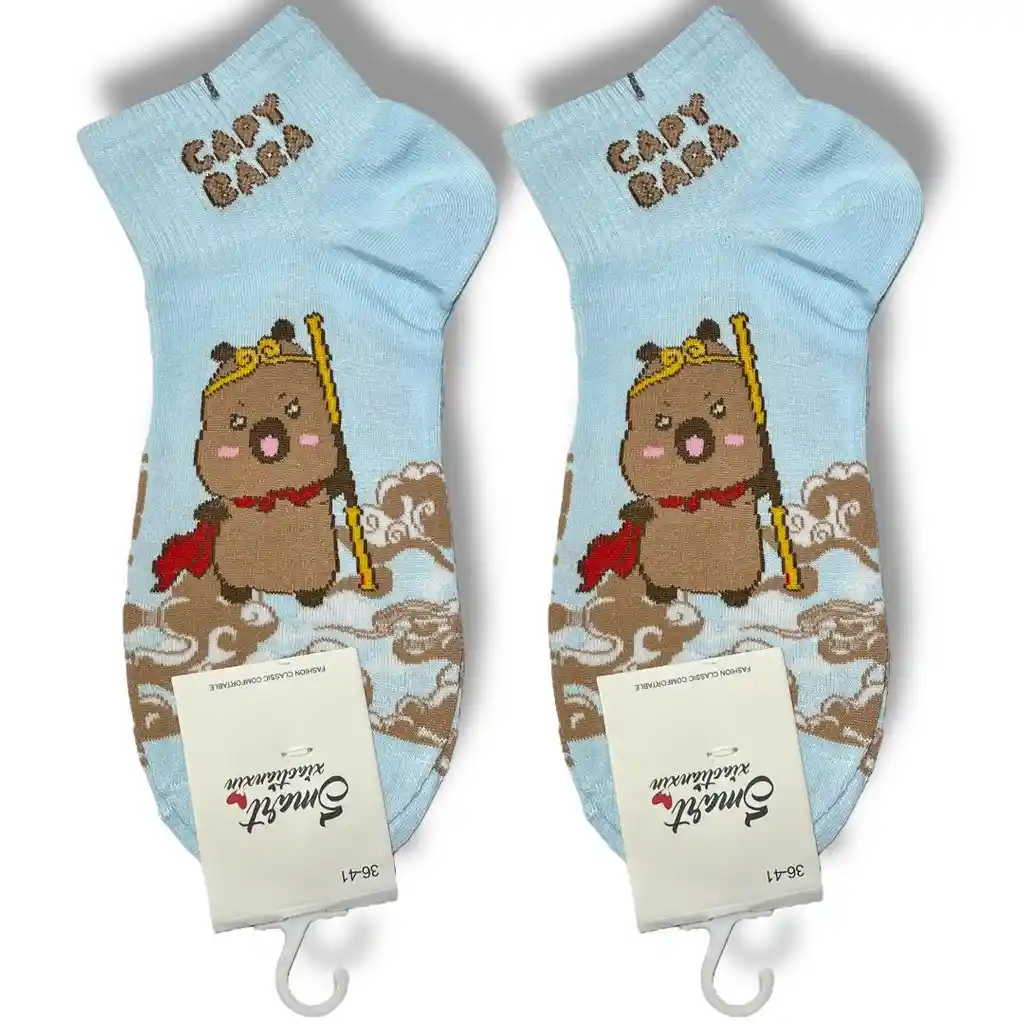 Medias Diseño Capybara Azul