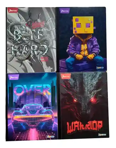 Cuaderno Cosido Hombre Rayado * 50 H.