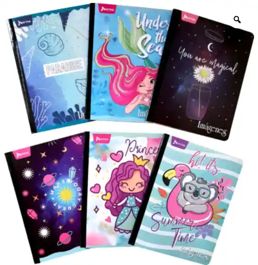 Cuaderno Cosido Mujer Cuadriculado * 50 H.