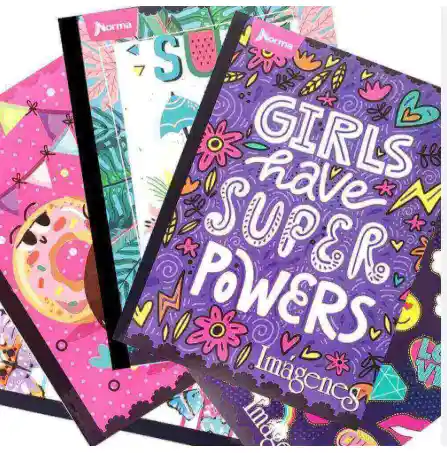 Cuaderno Cosido Mujer Cuadriculado * 50 H.