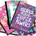 Cuaderno Cosido Mujer Rayado * 50 H.