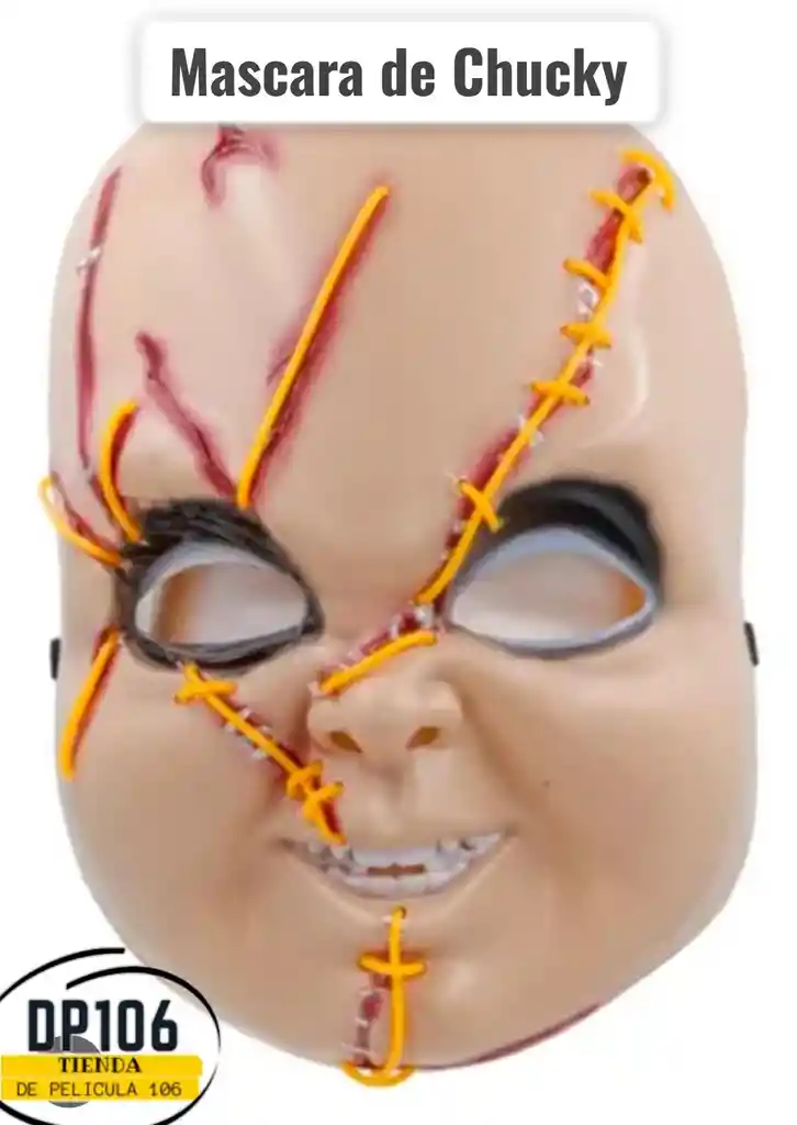 Mascara Chucky Con Luces Halloween