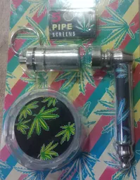 Kit Cannabico Pipa Rascador Llavero
