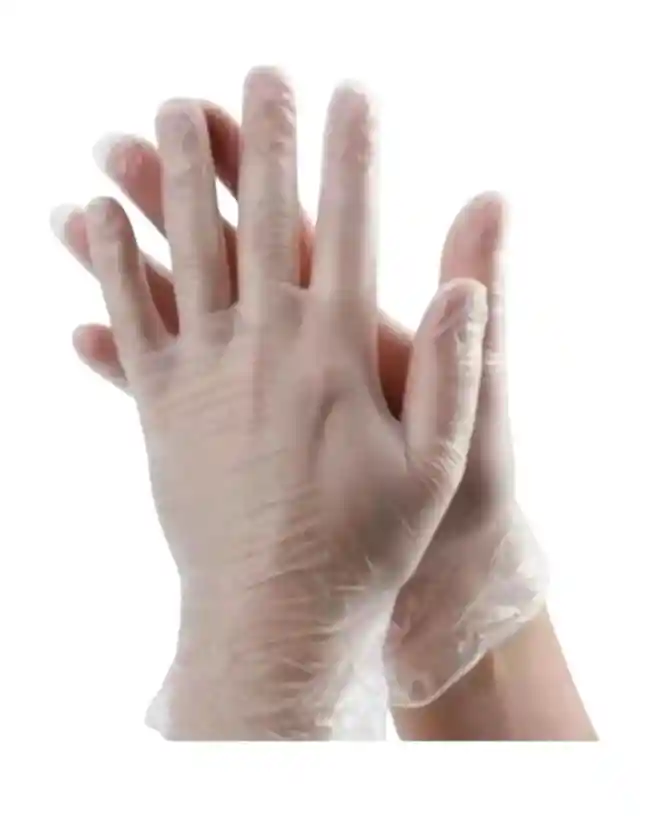 Guantes De Vinilo Transparentes