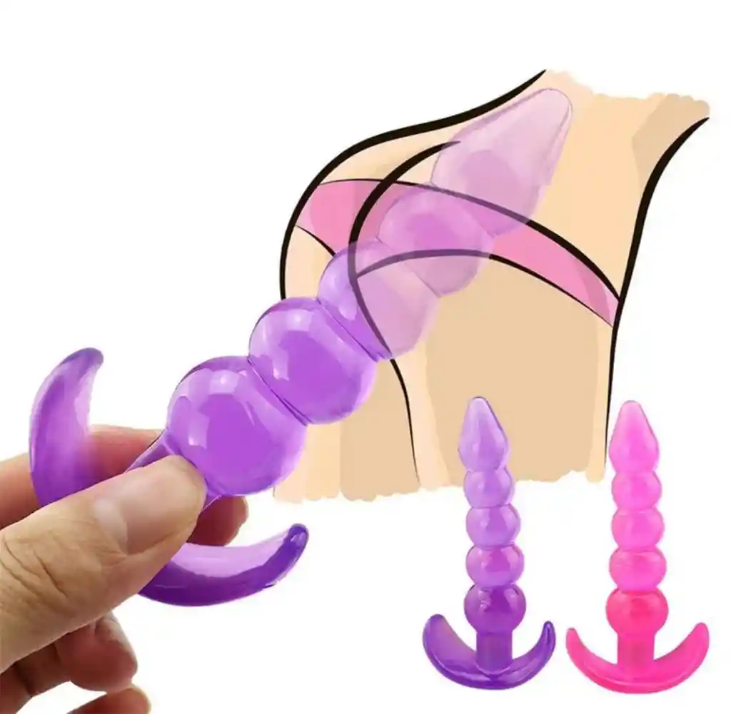 Acostumbrador Anal Plug Anal Silicona Dilatador Anal estimulador