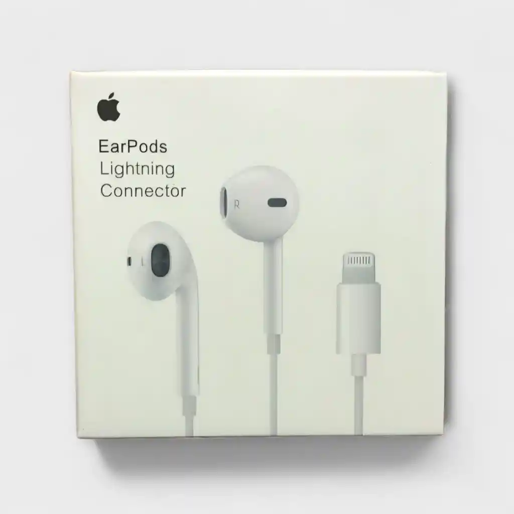 Audífonos Originales Con Conector Lightning Sonido Claro Y Diseño Compacto