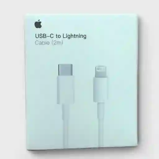 Cable Original Iphone 2 Metros Usb-c A Lightning – Carga Rápida Y Transferencia Segura