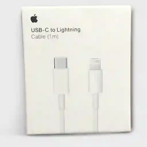 Cable Original Iphone Usb-c A Lightning De 1 Metro – Carga Rápida Y Alta Durabilidad