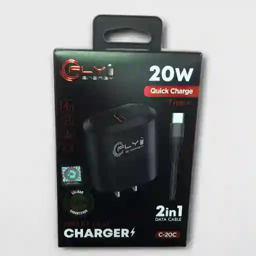 Cargador 20w Usb A Tipo C – Fly – Carga Rápida