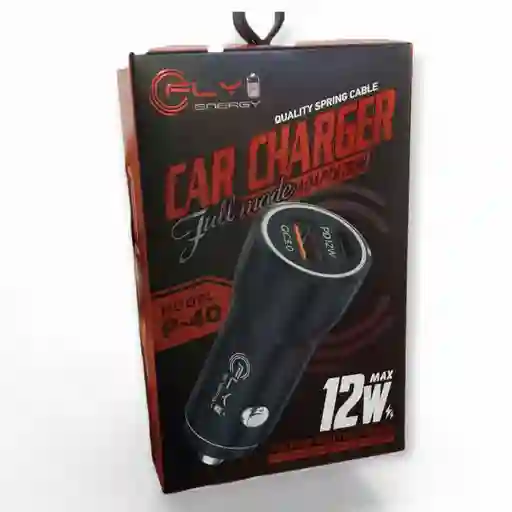 Cargador Marrano Para Carro – Fly – Usb Y Tipo C – Carga Rápida