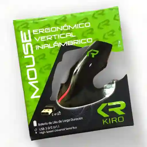 Mouse Ergonómico Inalámbrico – Genérico – Conexión Usb