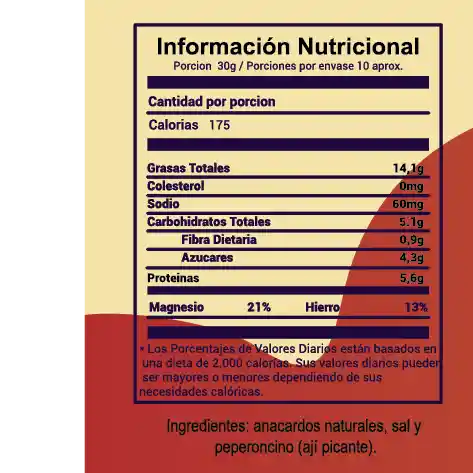 Marañón Peperoncino 300g