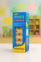 Juego Bloques De Madera Jenga Mini + 4 Dados / 48 Bloques