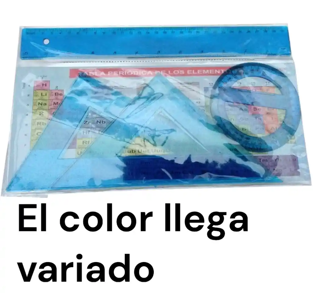 Set De Reglas + Tabla Periodica