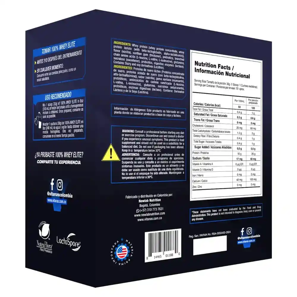 Proteina Whey Elite 10 Lb