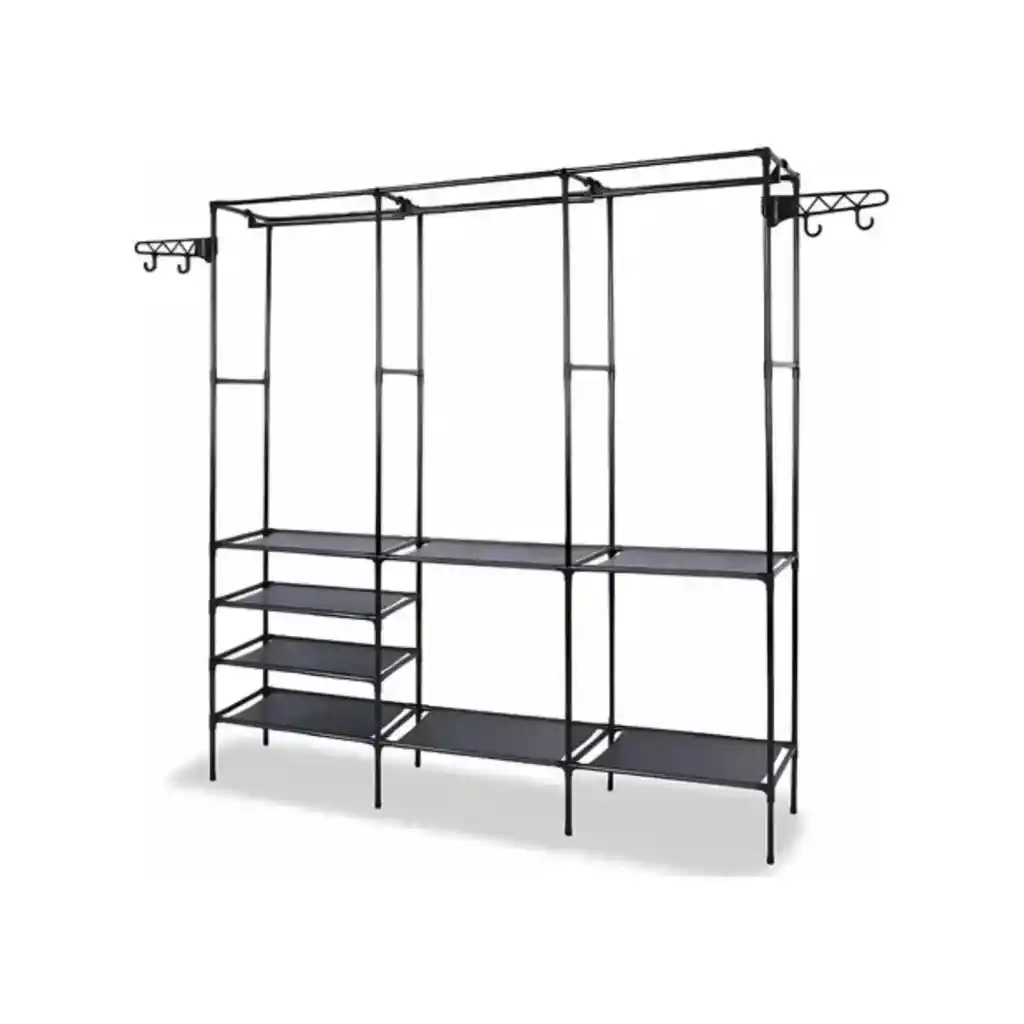 Organizador Closet Calzado Perchero 3 Espacios Multifuncion