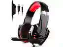 Diadema Gamer G9000 Negro Rojo