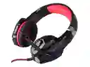 Diadema Gamer G9000 Negro Rojo