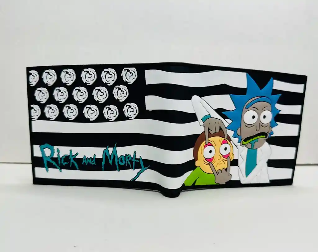 Billetera Cartera De Goma Rick And Morty