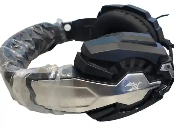 Diadema Gamer G9000 Plus Negra Con Plateado