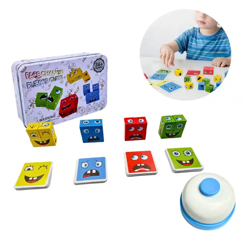 Juego Caritas Integración Estimula Percepción Visual Face Change Avilidad