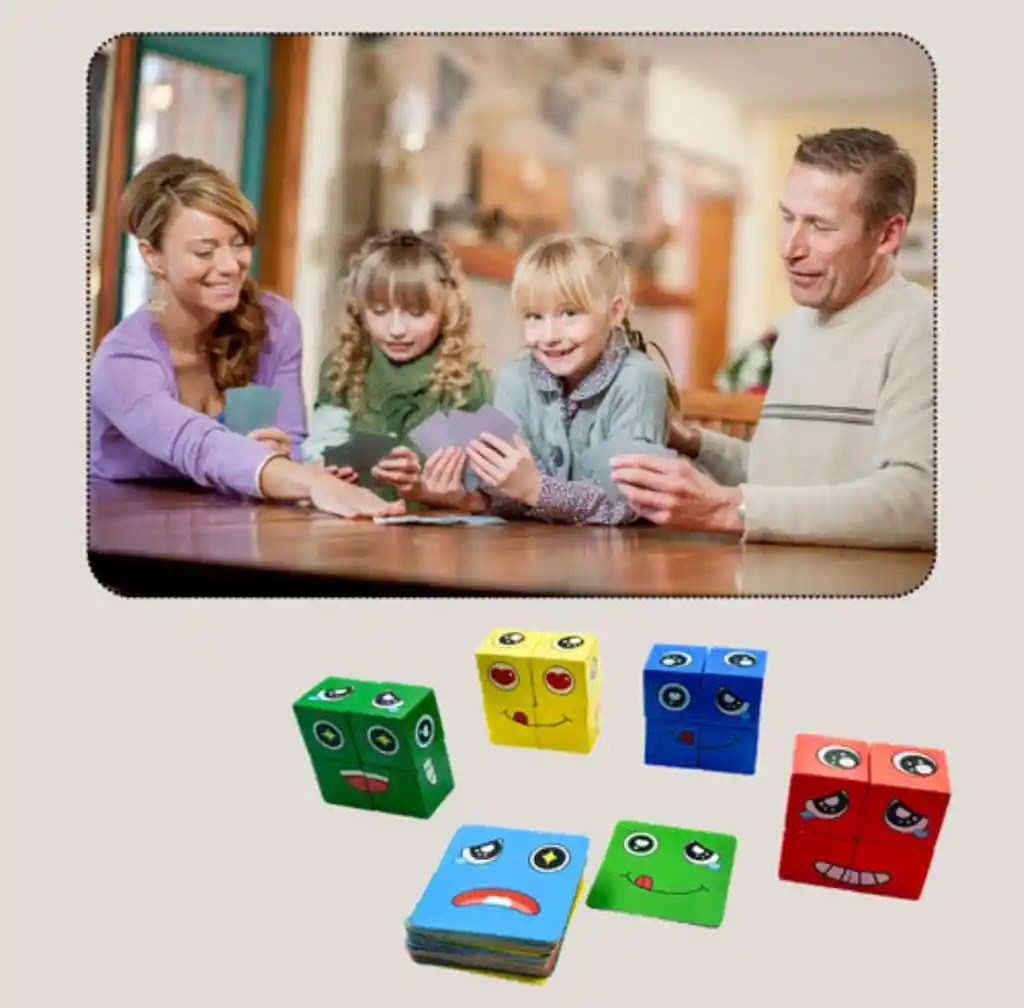 Juego Caritas Integración Estimula Percepción Visual Face Change Avilidad