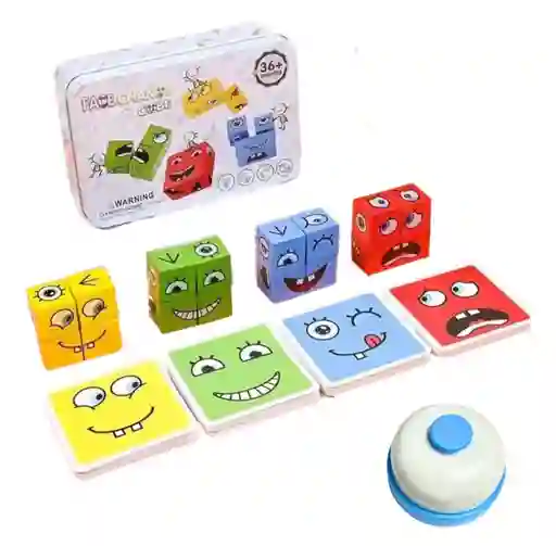Juego Caritas Integración Estimula Percepción Visual Face Change Avilidad