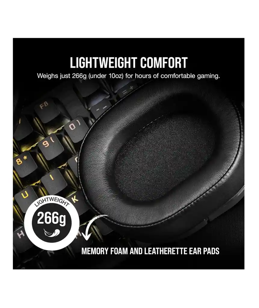 Diadema Auriculares Audifonos Inalambricos Bt | Corsair Hs55