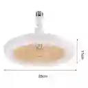Ventilador De Torre Keluona E27 Ceiling Light Fan Turbo Estructura Color Blanco