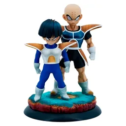 Figura Coleccionable Dragon Ball Z Gohan Y Krillin Luchador