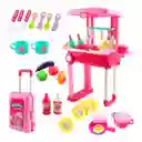 Cocina Para Niñas Con Luz Y Sonido Maleta Rodachines