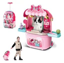 Maleta Mascota Juguete Veterinaria Cuidado Spa Niña