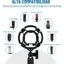 Soporte Microfono Condensador Brazo Filtro Antipop Araña
