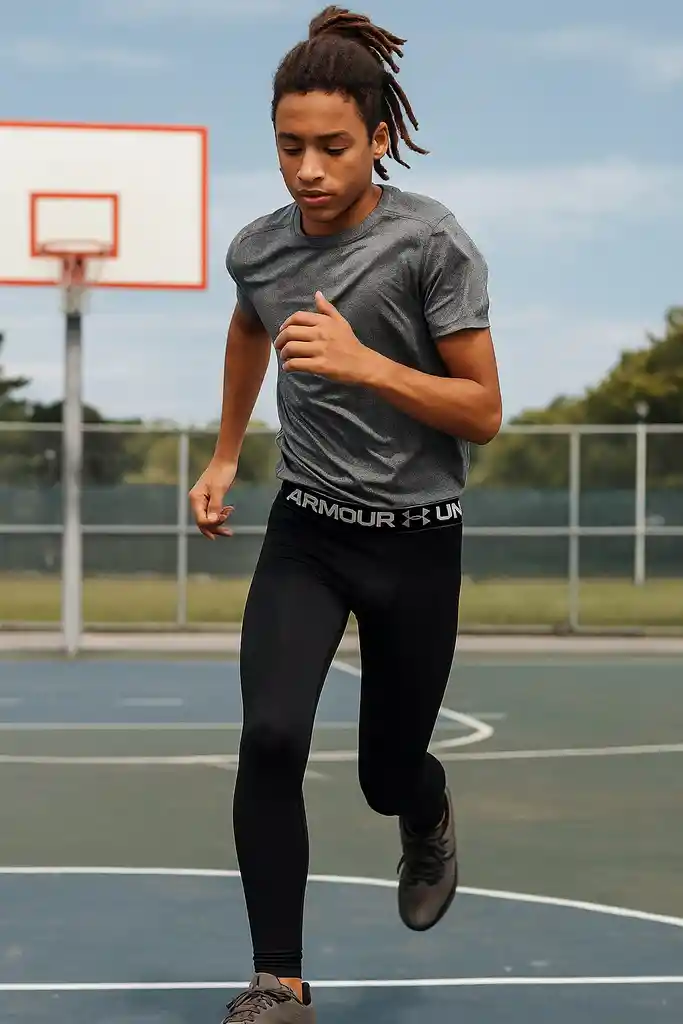 Pantalón Lycra Transpiración Entretenimiento Niño/ Negro - Talla: 14
