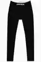 Pantalón Lycra Transpiración Entretenimiento Niño/ Negro - Talla: 16