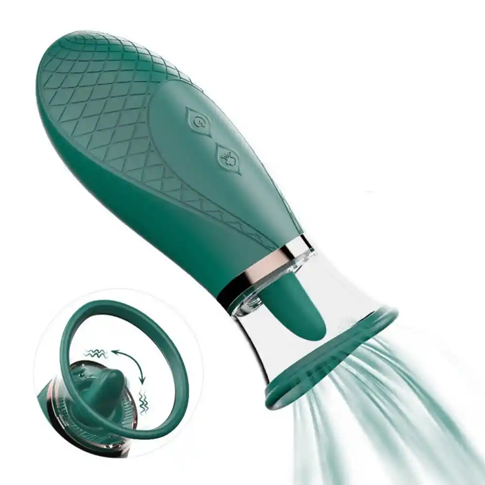 Succionador Recargable Con Lengua Vibradora