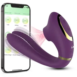 Succionador Y Vibrador Doble Estimulacion Con App