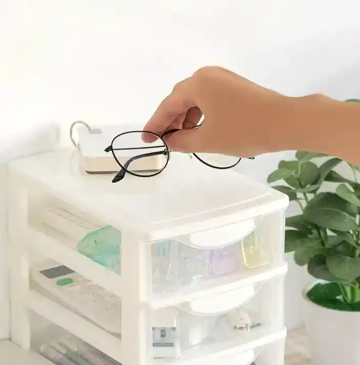 Organizador Cajones 4 Niveles Escritorio Multiuso Maquillaje