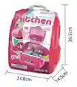 Juguete Mochila 2 En 1 Juego Cocina Utensilio Accesorios