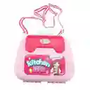 Set De Cocina Infantil Maleta Bolso Con Accesorios 2 En 1