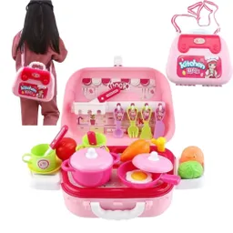 Set De Cocina Infantil Maleta Bolso Con Accesorios 2 En 1